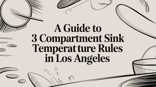A Guide to 3 Compartment Sink Temperature Rules in Los Angeles