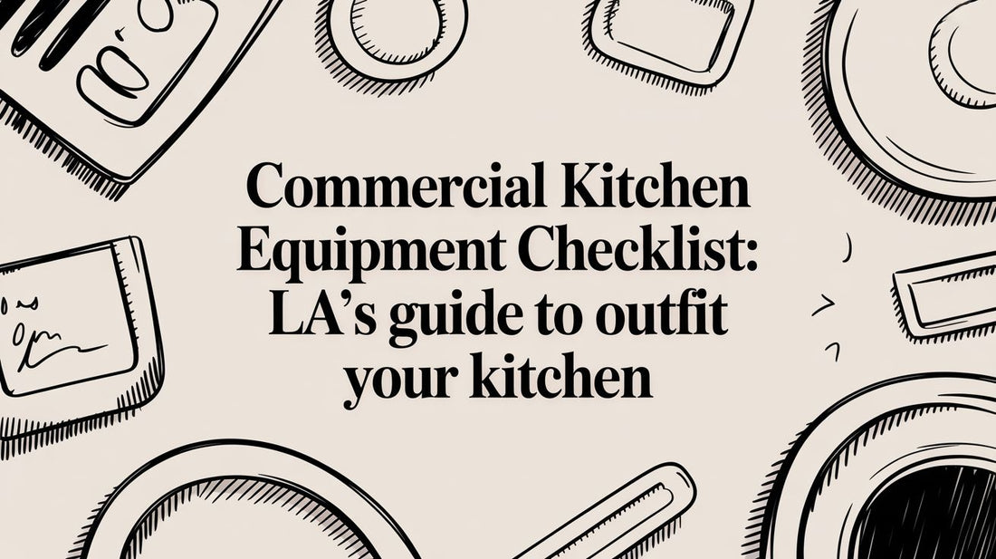 Commercial Kitchen Equipment Checklist: LA's Guide to Outfit Your Kitchen