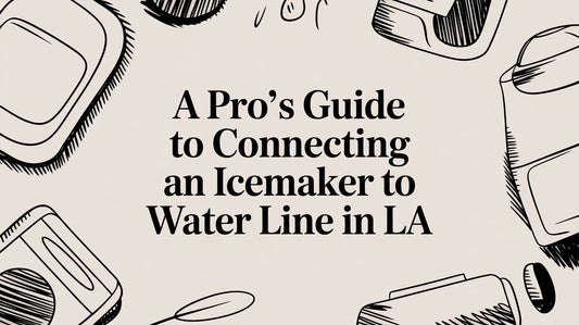 A Pro's Guide to connecting an icemaker to water line in LA