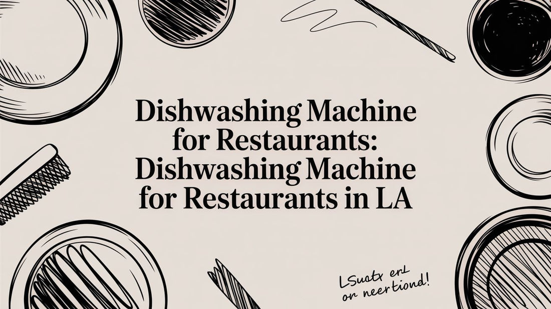 Dishwashing Machine for Restaurants: A Guide for Los Angeles Eateries