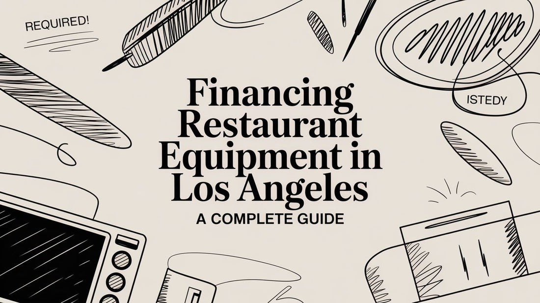 Financing Restaurant Equipment In Los Angeles A Complete Guide