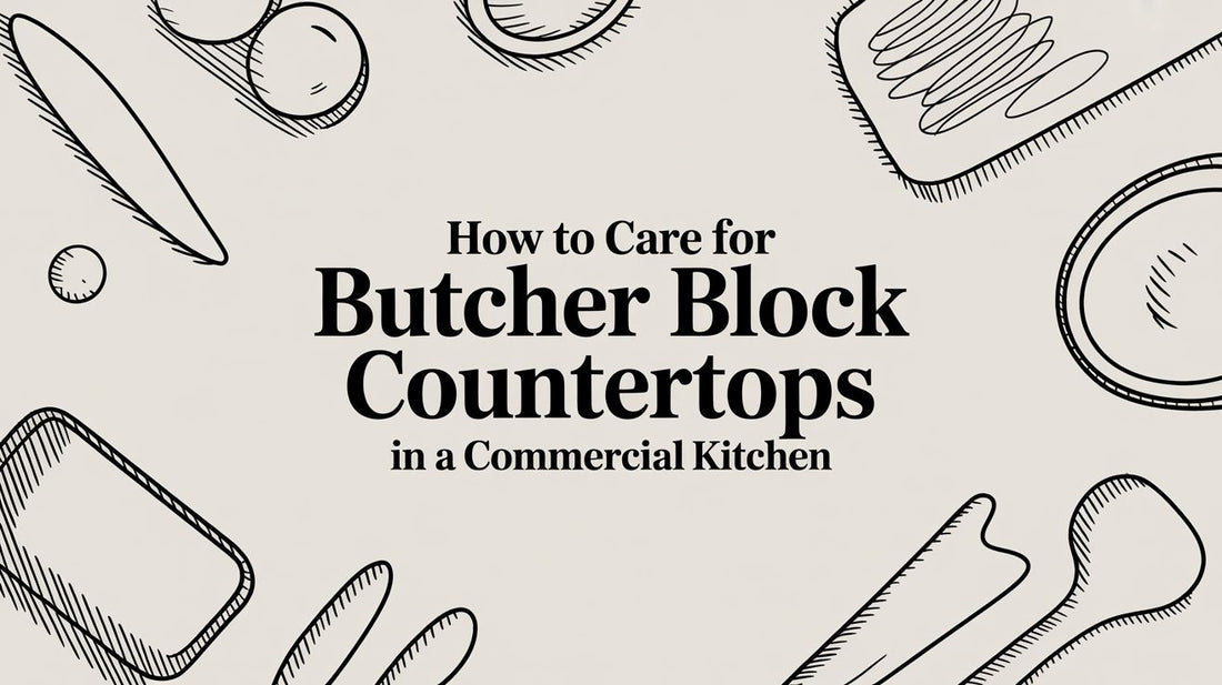 How to Care for Butcher Block Countertops in a Commercial Kitchen