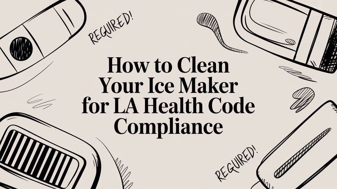 How to Clean Your Ice Maker for LA Health Code Compliance