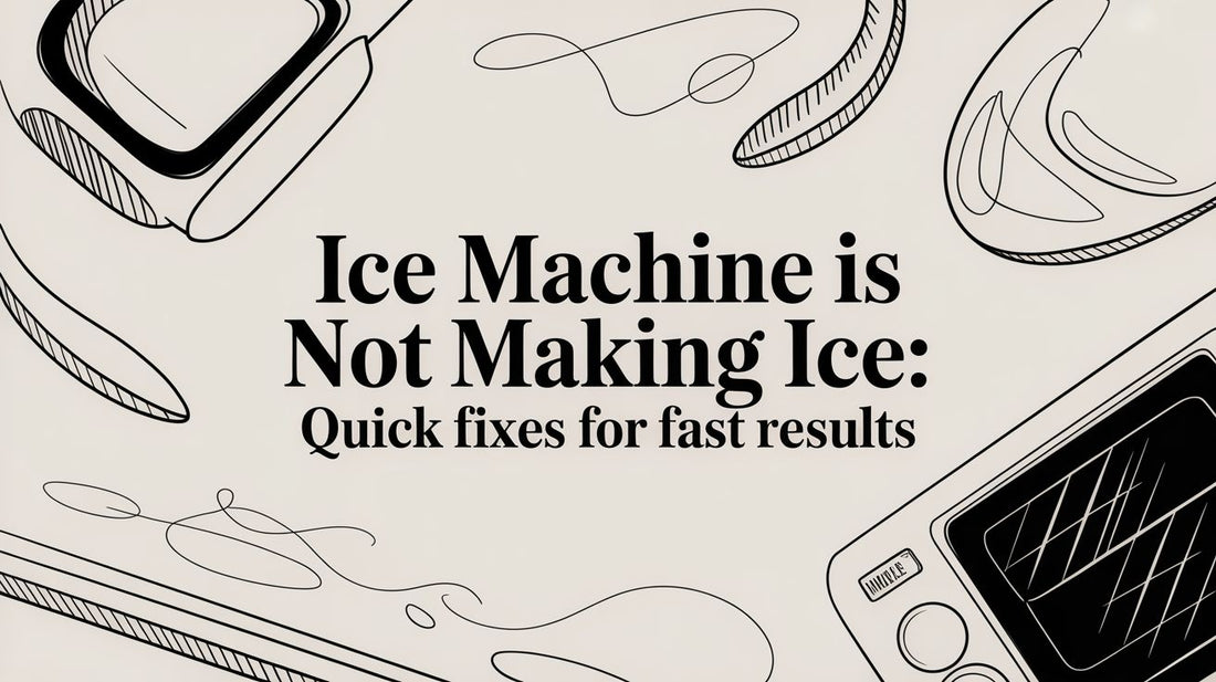 Ice machine is not making ice: Quick fixes for fast results