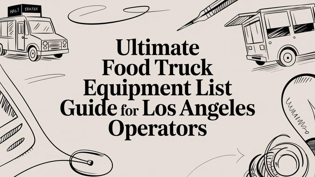 Ultimate Los Angeles Food Truck Equipment List & Restaurant Gear Guide for Operators