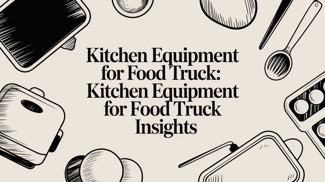 Kitchen Equipment for Food Truck: Your Guide to Outfitting a Los Angeles Mobile Kitchen