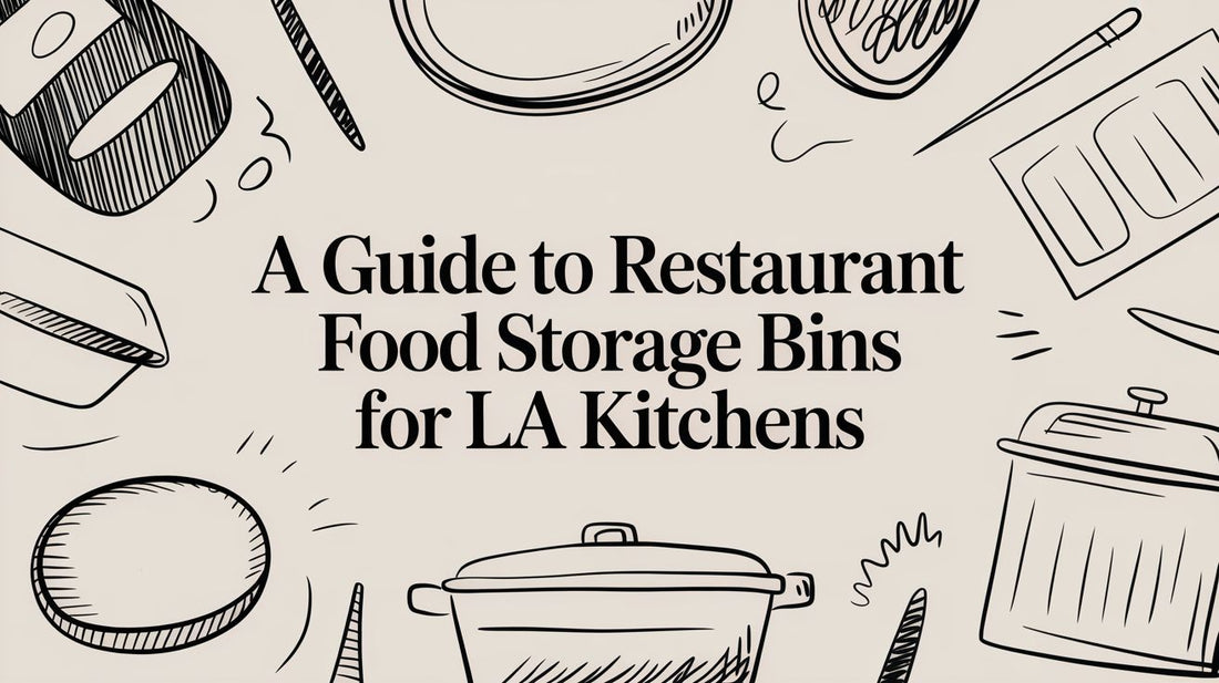 A Guide to Restaurant Food Storage Bins for LA Kitchens