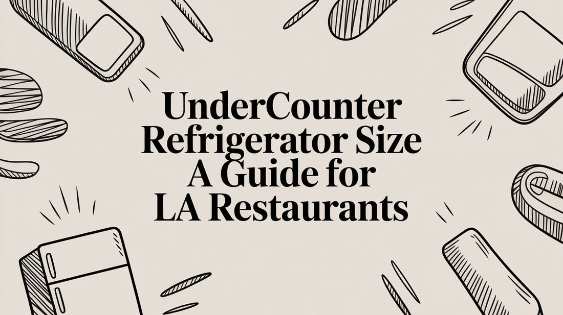 Undercounter Refrigerator Size A Guide for LA Restaurants