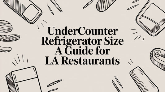 Undercounter Refrigerator Size A Guide for LA Restaurants