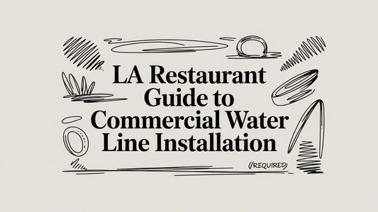 LA Restaurant Guide to Commercial Water Line Installation