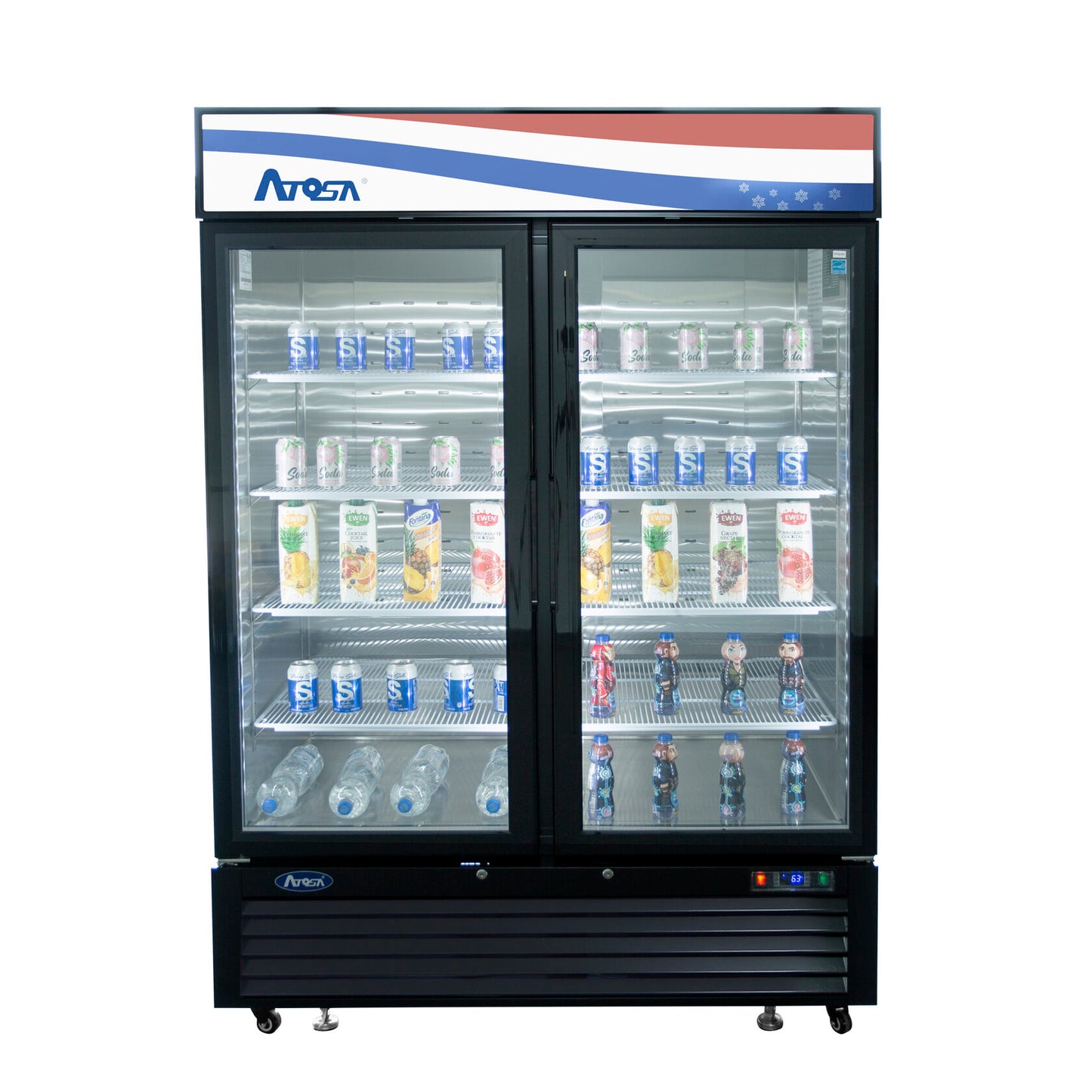 Atosa MCF8733GR Glass Door 39-inch Refrigerator Merchandiser