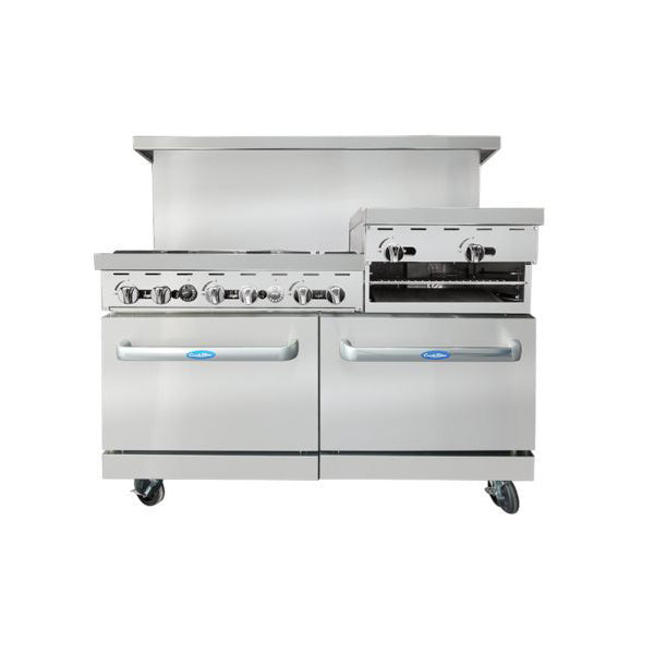 Atosa AGR-6B-24RGB-LP 60 inch Range With Raised 24 inch Griddle and ...