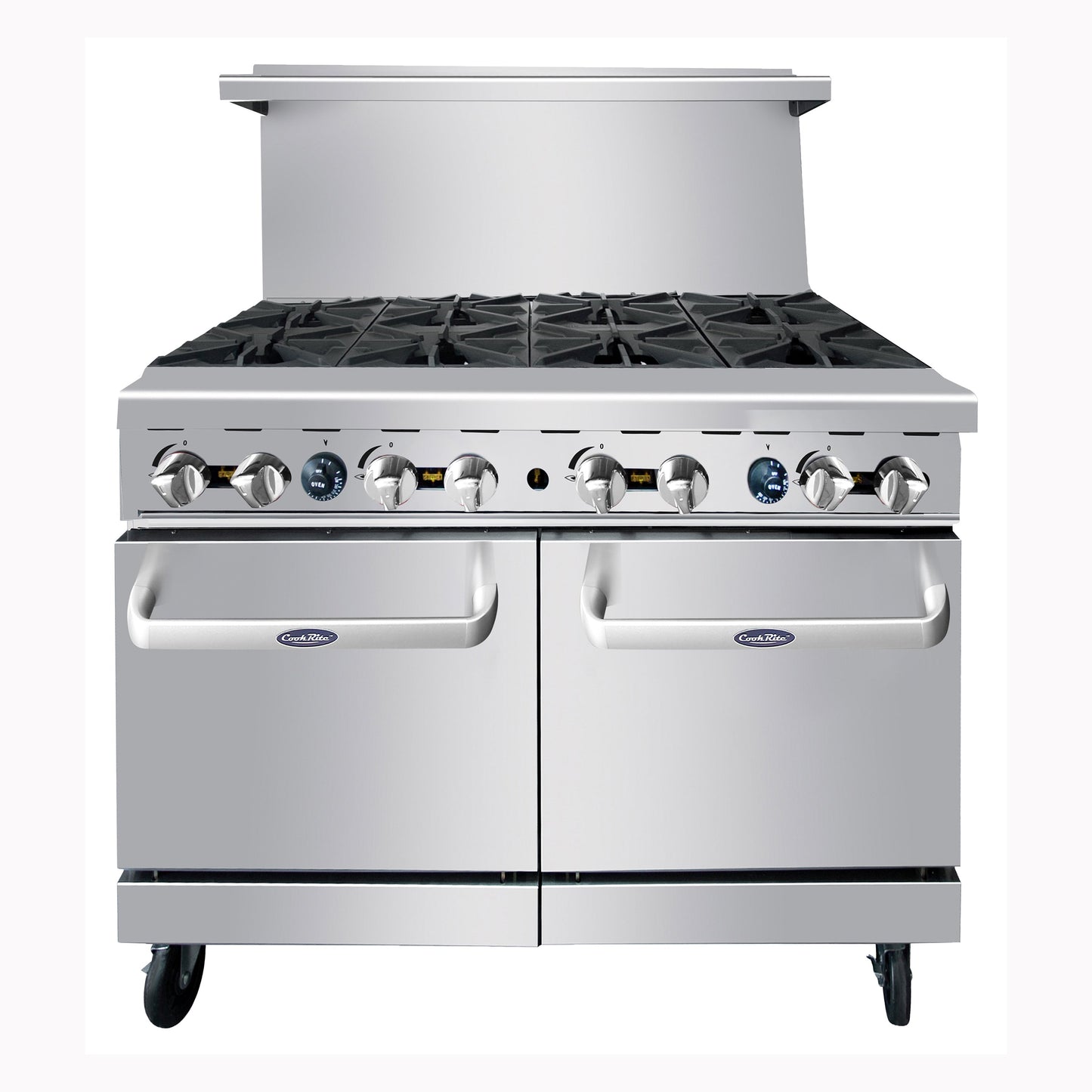 Atosa USA AGR-8B 48-Inch Eight Burner Natural Gas Range and Ovens