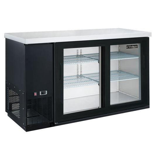 Dukers DBB48-H2 11.2 cu. ft. 2 Glass Door 49 inch Back Bar Beverage Cooler