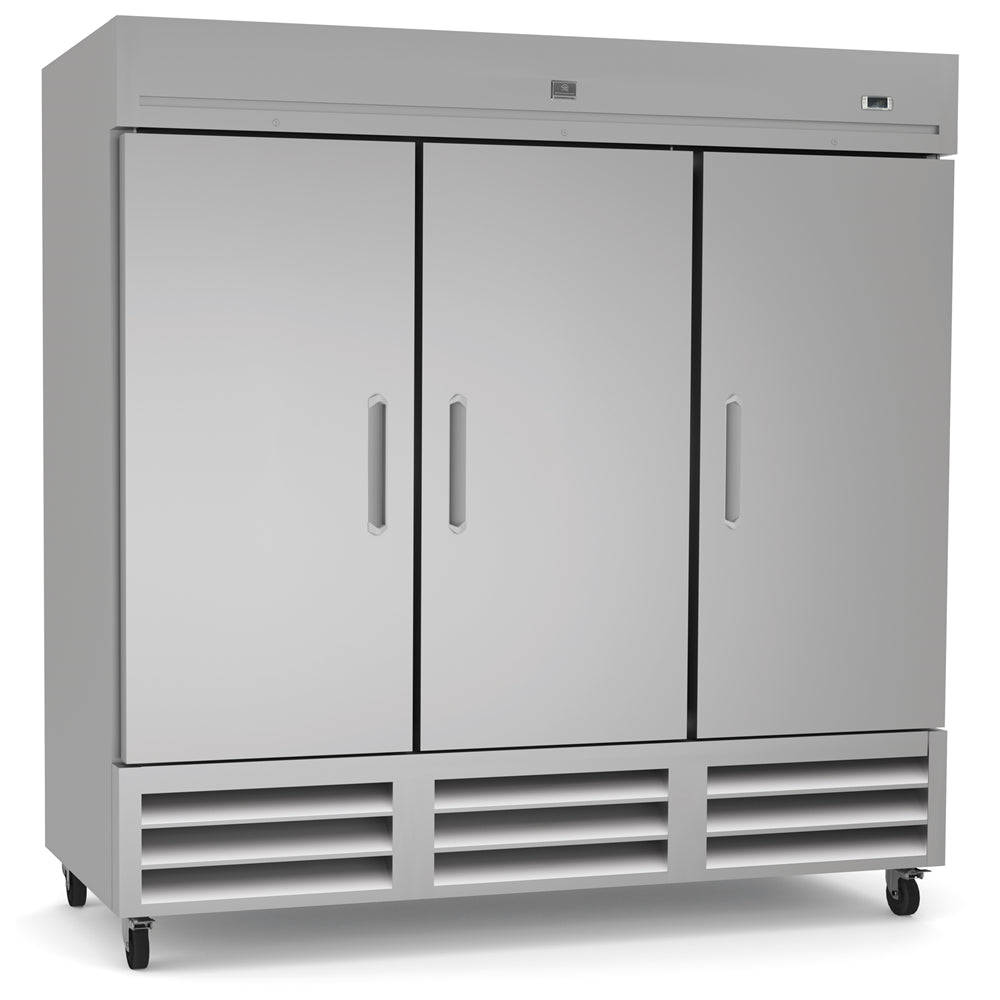 Kelvinator KCHRI81R3DF Three Door Reach In Freezer