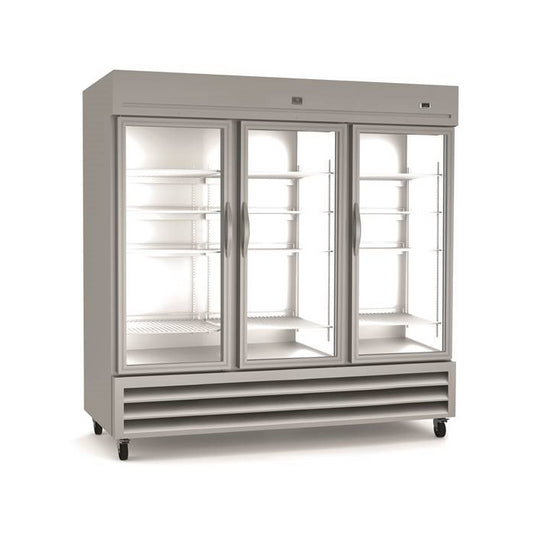 Kelvinator KCHRI81R3GDR 3  Glass Door Refrigerator 72 cu. ft. 