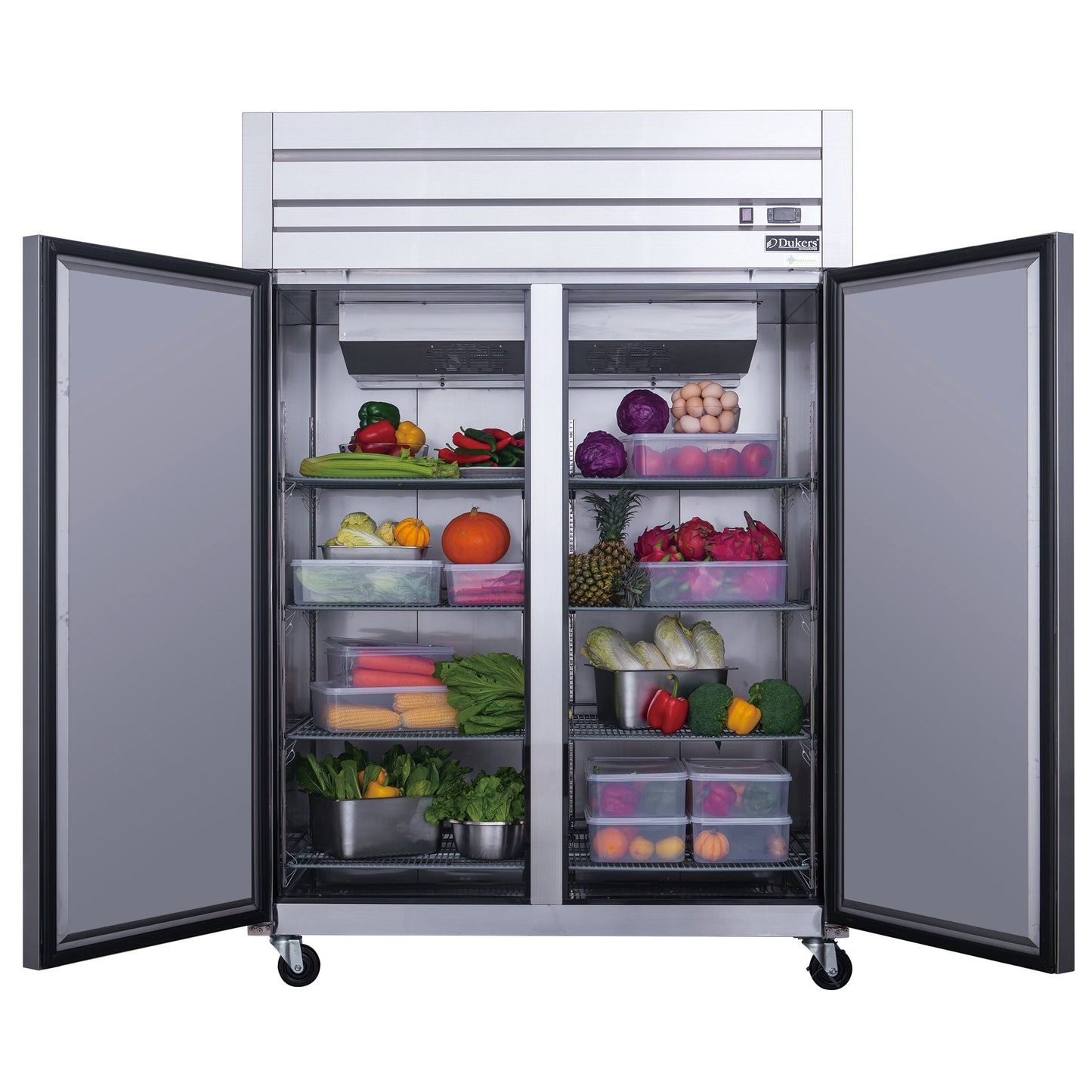 Dukers D55AR 2-Door Commercial Refrigerator