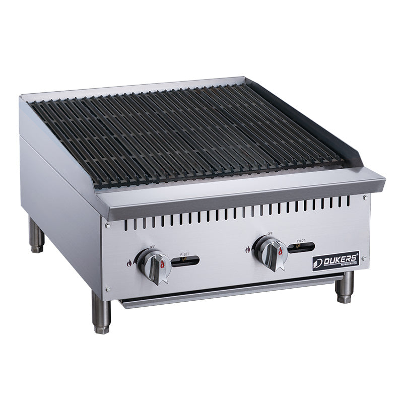 Dukers DCCB24 24 inch Countertop Charbroiler