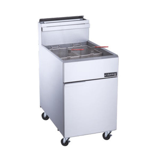 Dukers DCF5-LPG 70 lb. Liquid Propane Gas Fryer with 5 Tube Burner 